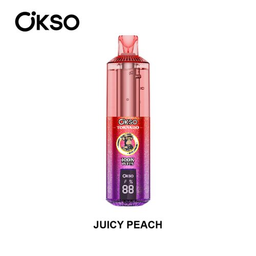 OKSO Tornado 100000 Puffs Juicy Peach OKSO Tornado 100000 Puffs Juicy Peach