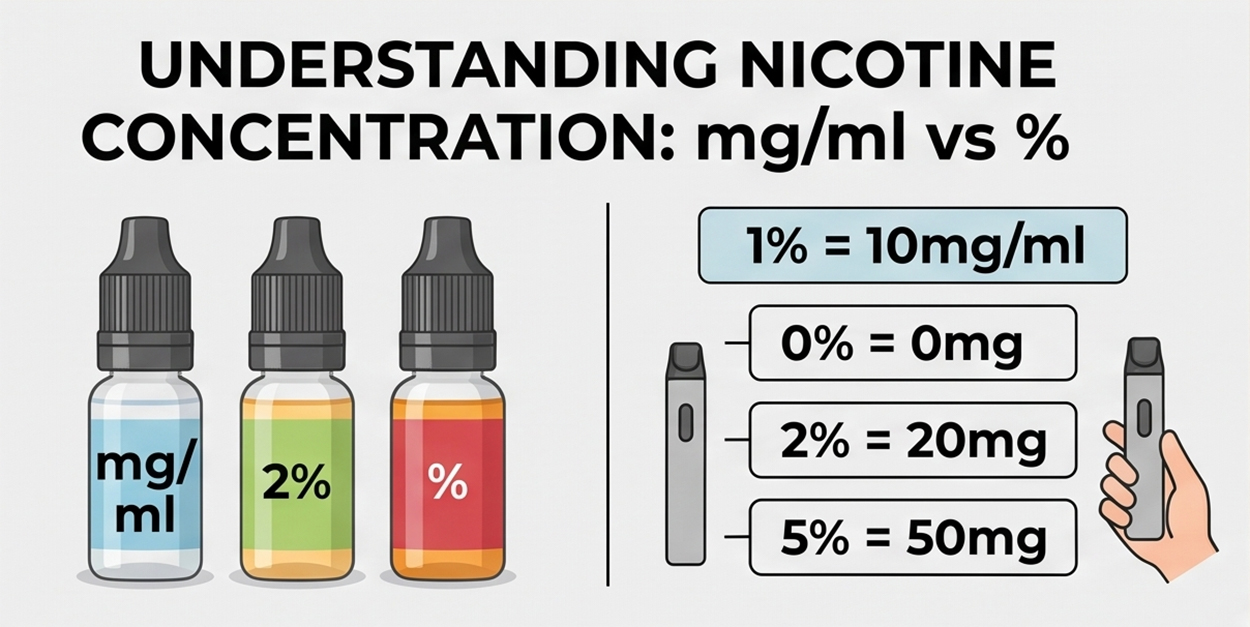 Understanding Nicotine Concentrtion