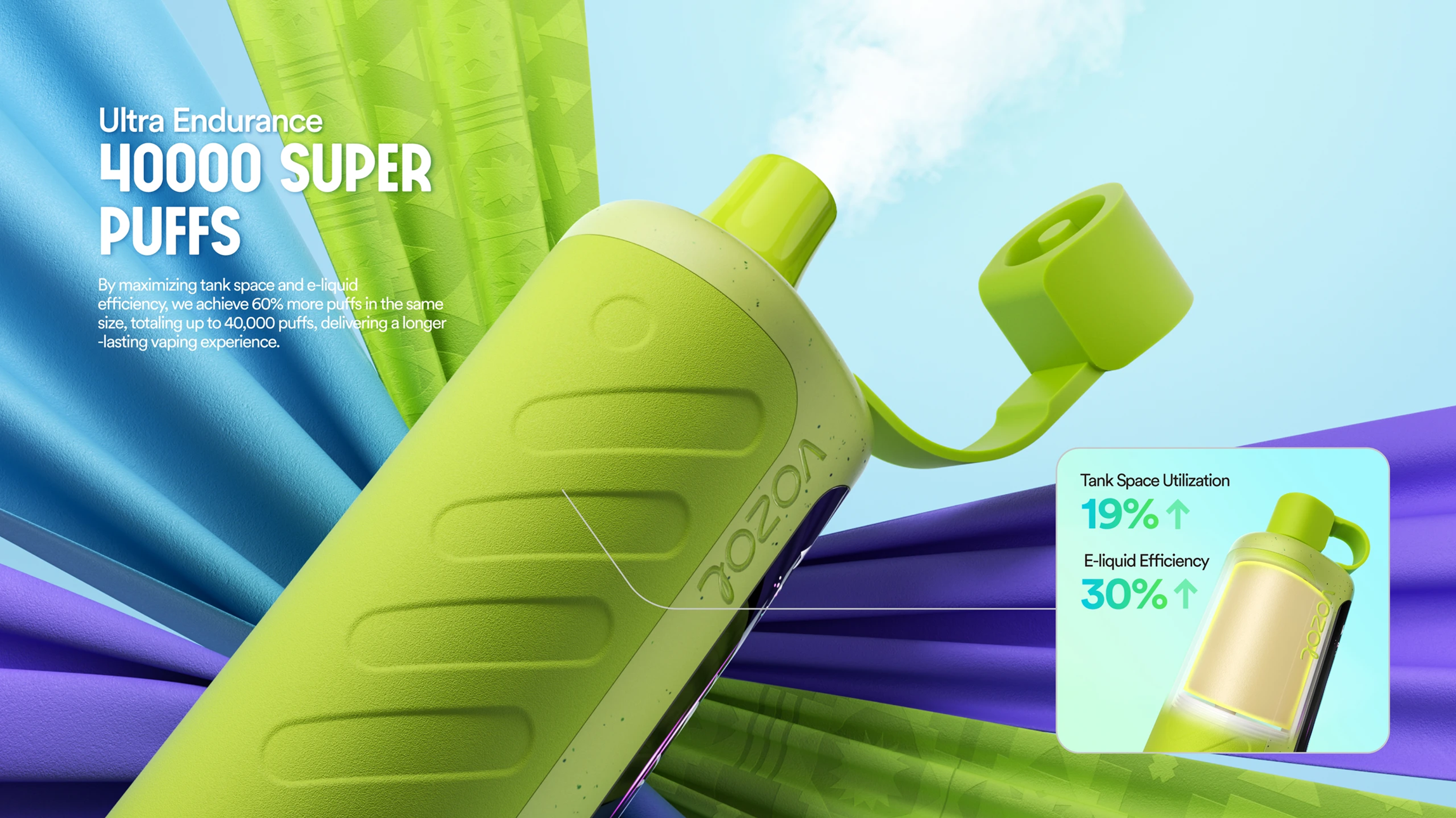 Vozol Gear Hookah 40000 Puffs 40K Disposable Vape Bulk Buy Banner Vozol Gear Hookah 40000 Puffs 40K Disposable Vape Bulk Buy Banner