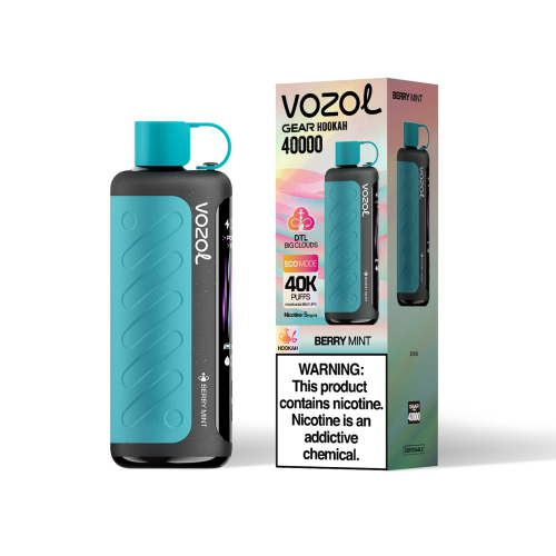 Vozol Gear Hookah 40000 Puffs Berry Mint Vozol Gear Hookah 40000 Puffs Berry Mint