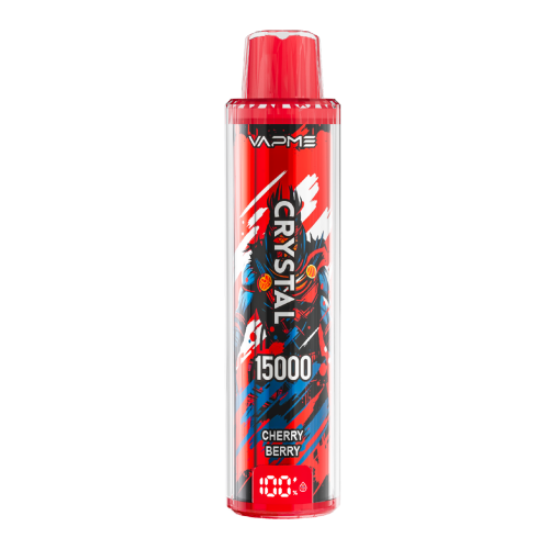 Cherry Berry Vapme Crystal 15000 Puffs Cherry Berry Vapme Crystal 15000 Puffs
