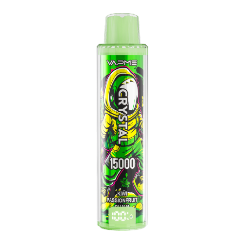 Kiwi Passionfruit Guava Vapme Crystal 15000 Puffs Kiwi Passionfruit Guava Vapme Crystal 15000 Puffs