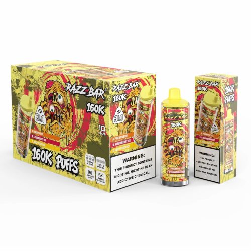 Razz Bar 160K Puffs 3 in 1 Flavor 06 Razz Bar 160K Puffs 3 in 1 Flavor 06