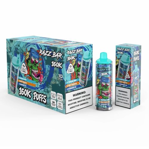 Razz Bar 160K Puffs 3 in 1 Flavor 08 Razz Bar 160K Puffs 3 in 1 Flavor 08