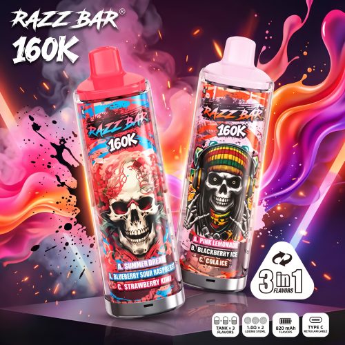 Razz Bar 160K Puffs Razz Bar 160K Puffs
